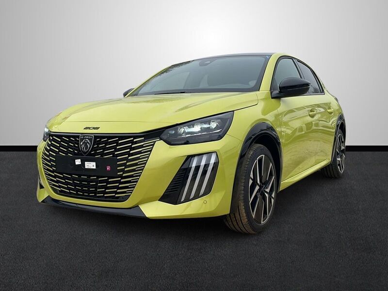 Amarillo Nuevo 2024 Peugeot 208 GT Utilitario | 24.190 € (Un poco caro) - Imagen 1/4