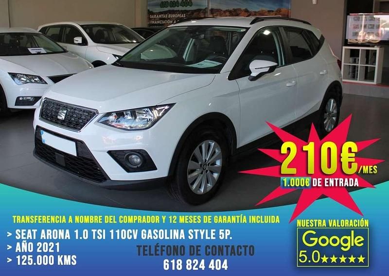 Blanco Usado 2021 Seat Arona Ecomotive SUV | 13.990 € (Precio justo) - Imagen 1/4