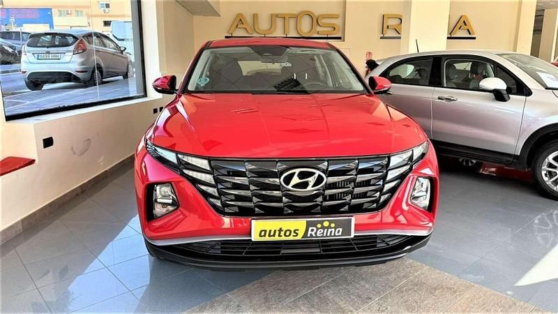 Rojo Usado 2021 Hyundai Tucson N Line SUV | 19.700 € (Precio justo) - Imagen 1/4