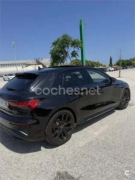 Usado Audi A3 S-Line 150 CV (110 kW) 2021 Negro Berlina