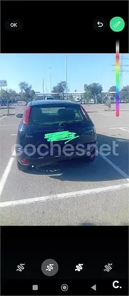 Usado Ford Focus Ghia 115 CV (84 kW) 2002 Azul Berlina