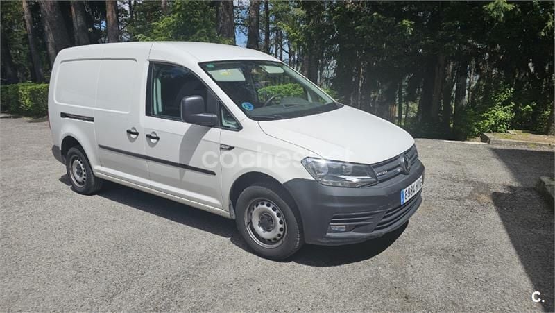 Blanco Usado 2019 VW Caddy Maxi Trendline Monovolumen | 12.000 € - Imagen 1/4