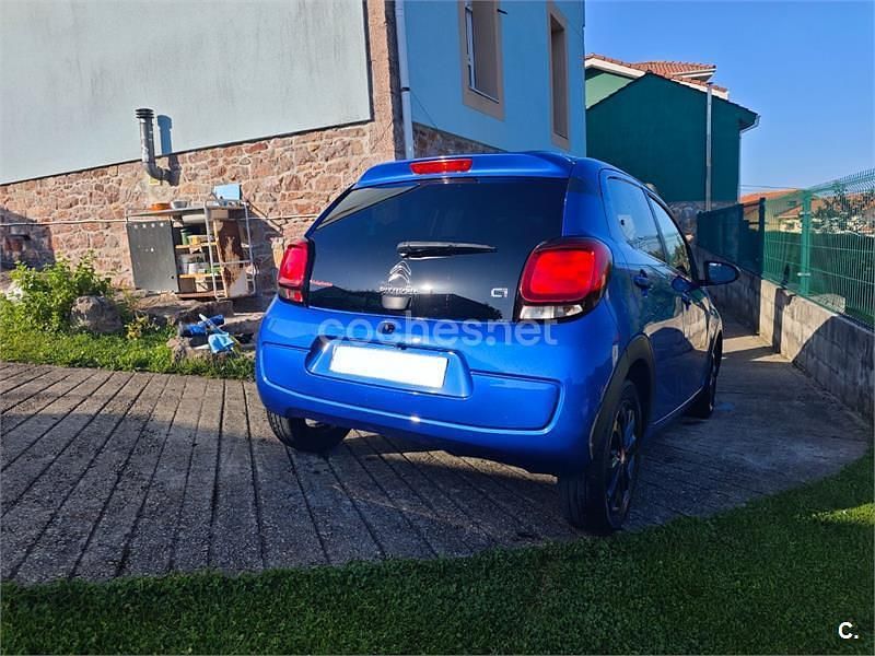 Usado Citroën C1 72 CV (52 kW) 2018 Azul Utilitario