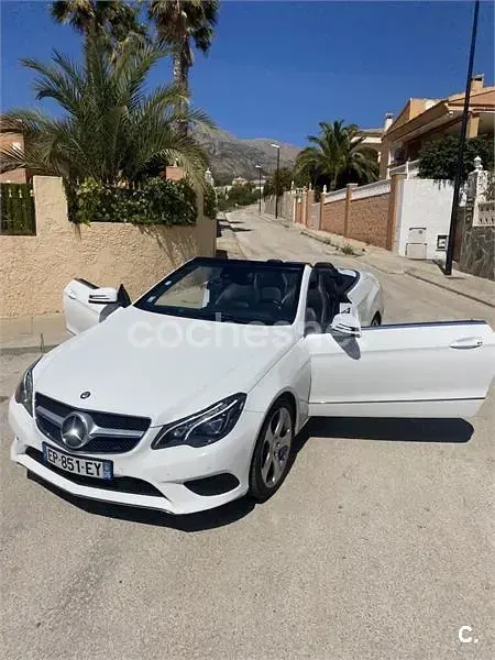 Usado Mercedes E220 170 CV (125 kW) 2016 Blanco Descapotable