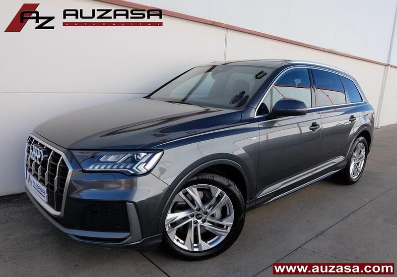 Usado Audi Q7 S-Line 231 CV (169 kW) 2021 Gris / plata SUV