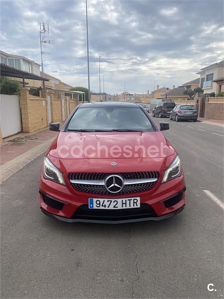 Usado Mercedes CLA220 AMG line 170 CV (125 kW) 2013 Rojo Berlina
