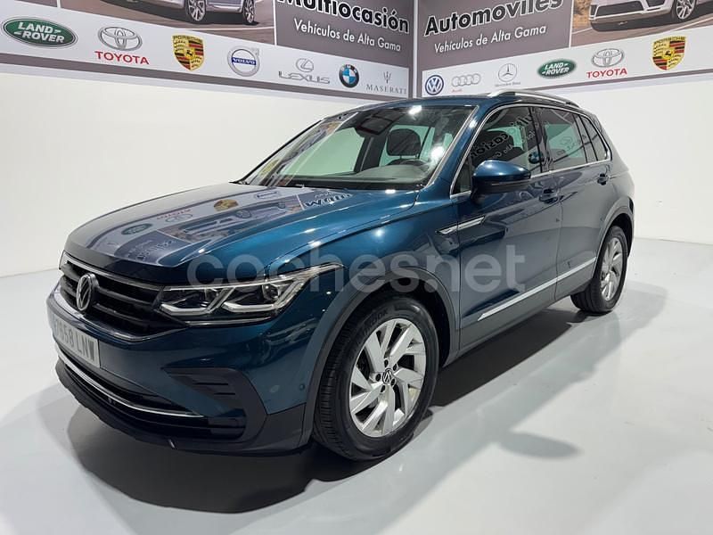 Azul Usado 2021 VW Tiguan Life SUV | 15.990 € (Precio justo) - Imagen 1/4