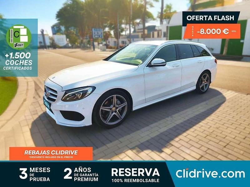 Blanco Usado 2016 Mercedes C220 Familiar | 18.790 € (Buen precio) - Imagen 1/3