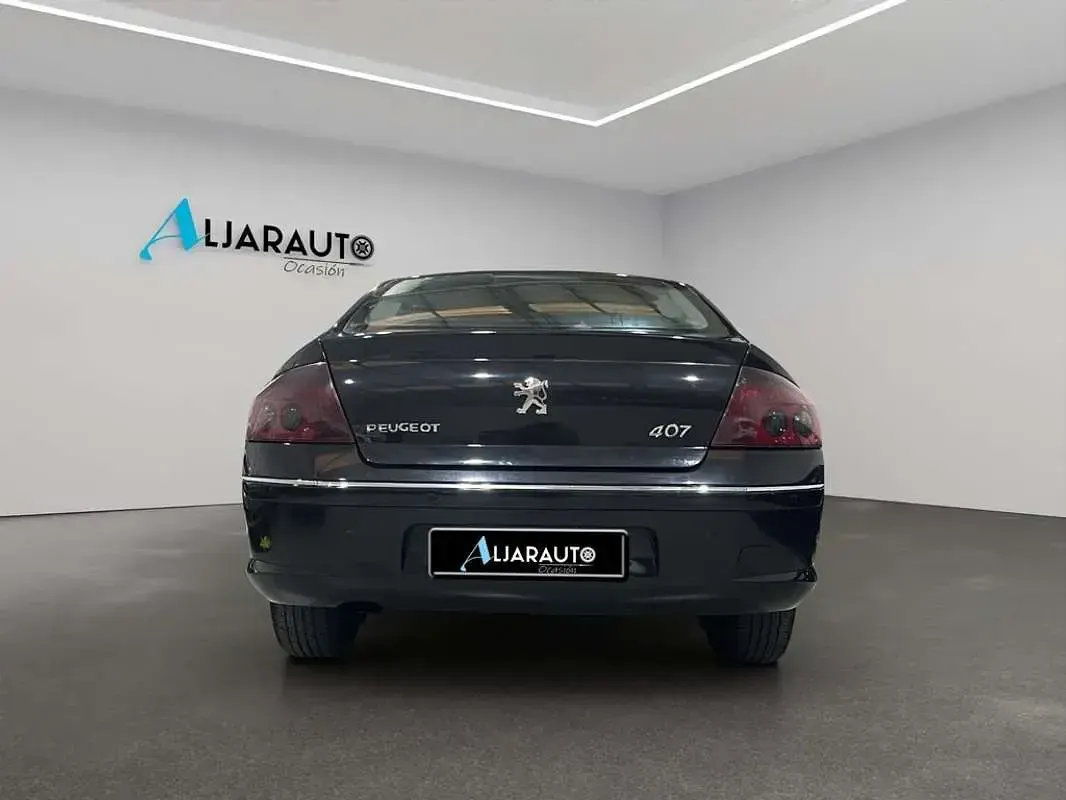 Usado Peugeot 407 136 CV (100 kW) 2006 Negro Berlina