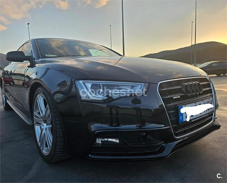 Negro Usado 2015 Audi A5 Sportback Advanced Utilitario | 22.950 € (Un poco caro) - Imagen 1/4
