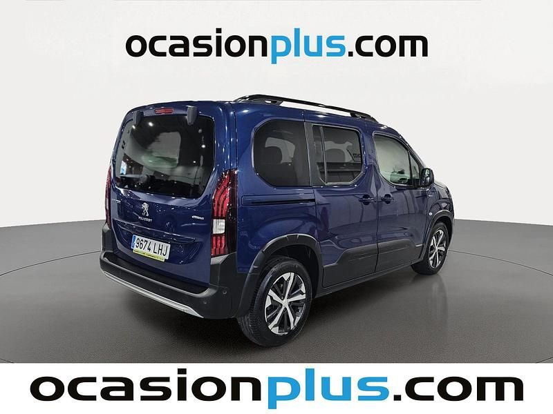 Usado Peugeot Rifter GT-line 130 CV (95 kW) 2021 Azul Monovolumen