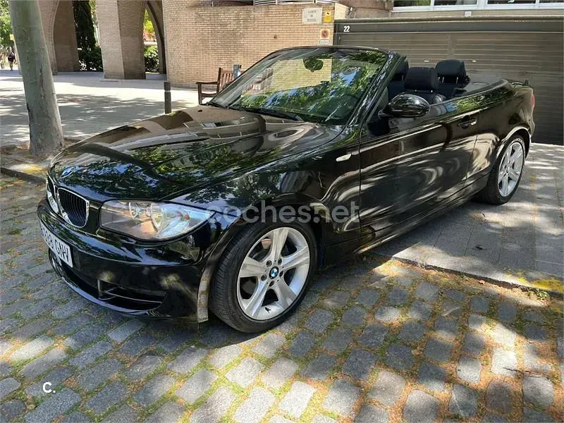 Usado BMW 120 Cabriolet 177 CV (130 kW) 2009 Negro Descapotable