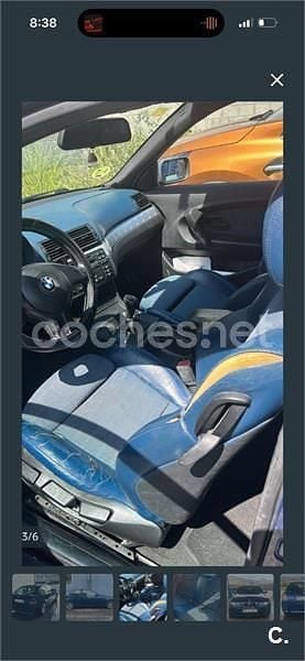 Usado BMW 323 170 CV (125 kW) 2001 Azul Berlina