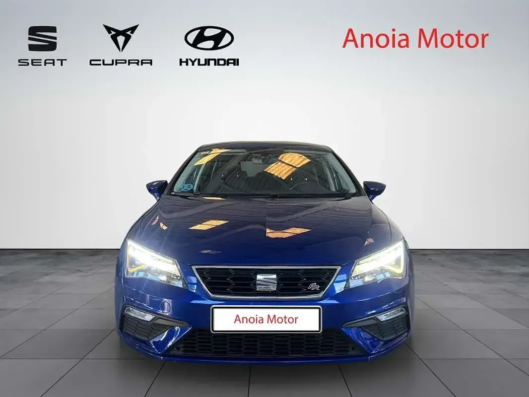 Usado Seat Leon FR 150 CV (110 kW) 2018 Azul Utilitario
