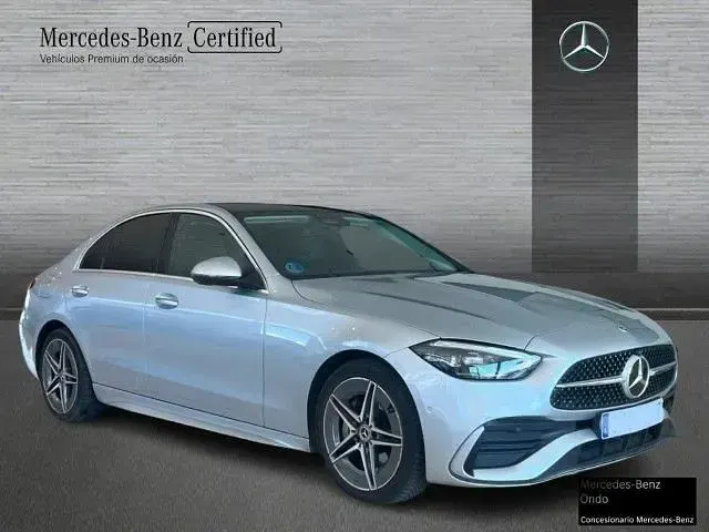 Usado Mercedes C200 163 CV (119 kW) 2023 Plata hightech