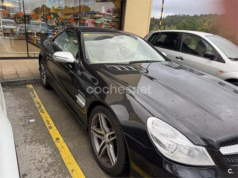 Usado Mercedes SL350 272 CV (200 kW) 2008 Negro Descapotable