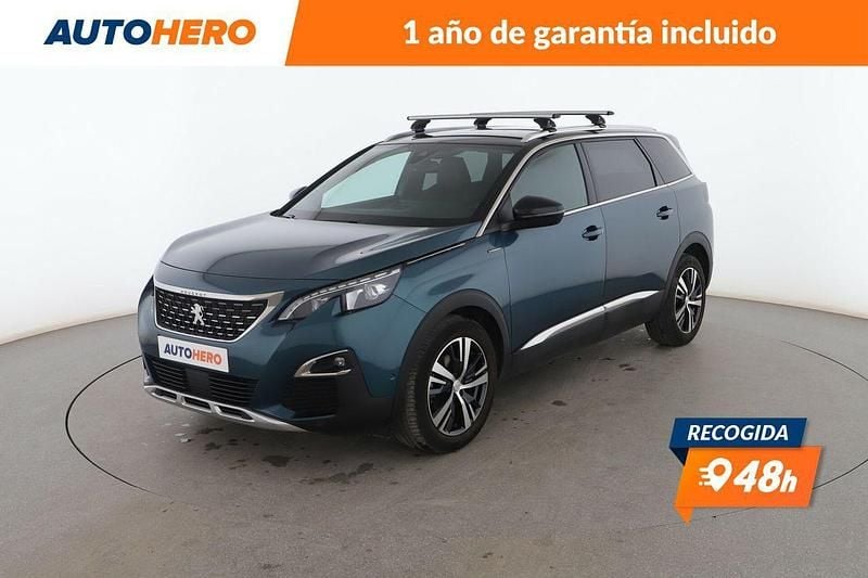 Azul Usado 2017 Peugeot 5008 GT-line Monovolumen | 13.399 € (Precio justo) - Imagen 1/3