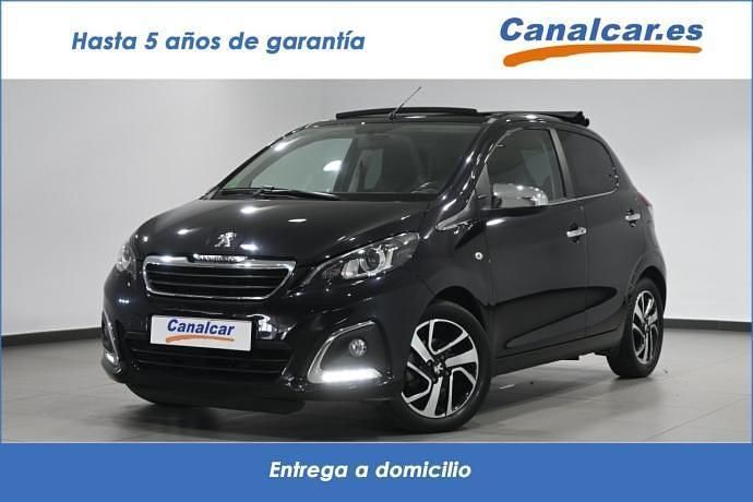 Negro Usado 2015 Peugeot 108 Allure Utilitario | 7811 € (Buen precio) - Imagen 1/4