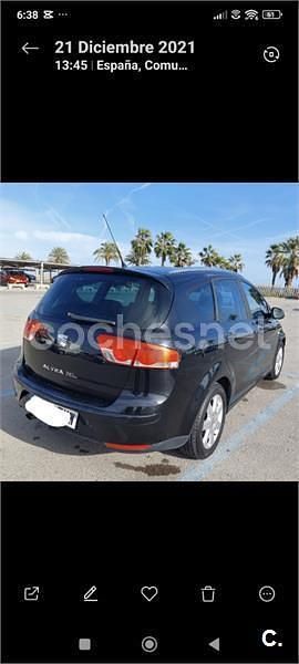 Usado Seat Altea XL Stylance 105 CV (77 kW) 2007 Negro Monovolumen