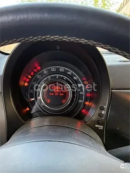 Usado Fiat 500 69 CV (50 kW) 2011 Negro Berlina