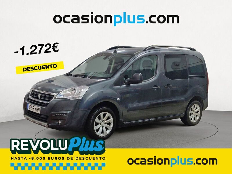 Gris Usado 2018 Peugeot Partner Monovolumen | 13.500 € (Precio justo) - Imagen 1/4