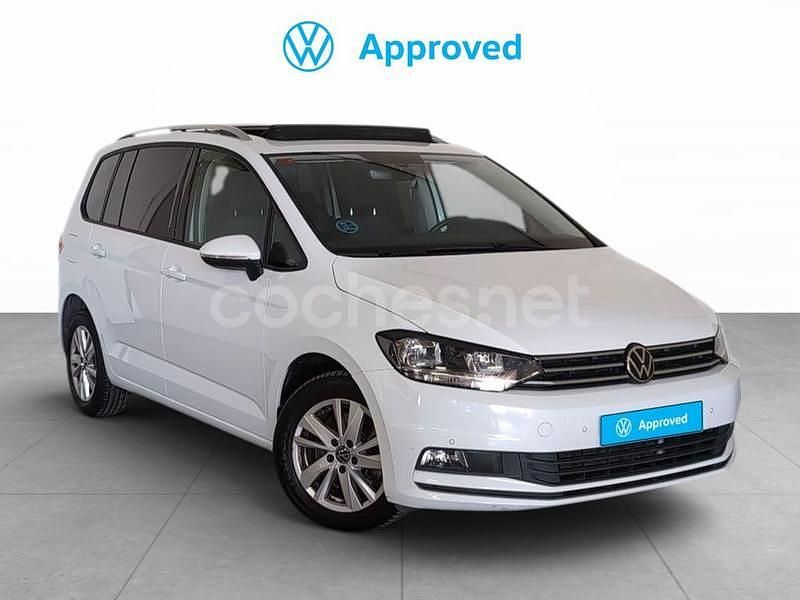 Blanco Usado 2021 VW Touran Advance Monovolumen | 23.490 € (Precio justo) - Imagen 1/4