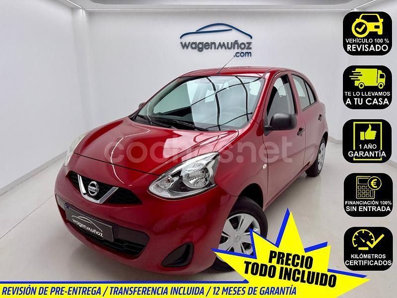 Rojo Usado 2017 Nissan Micra Acenta Berlina | 7999 € (Buen precio) - Imagen 1/4