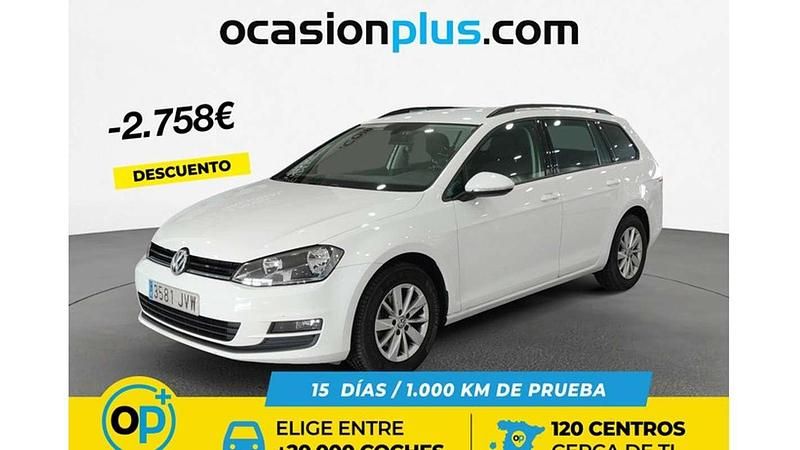 Usado VW Golf VII Business 110 CV (80 kW) 2016 Blanco Familiar