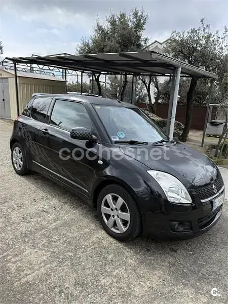 Usado Suzuki Swift GLX 92 CV (67 kW) 2008 Negro Utilitario