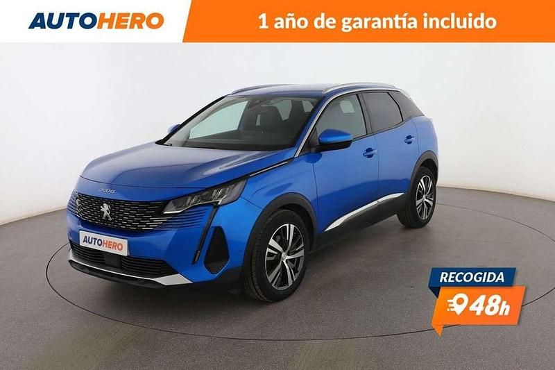 Azul Usado 2021 Peugeot 3008 Allure SUV | 16.285 € (Precio justo) - Imagen 1/3