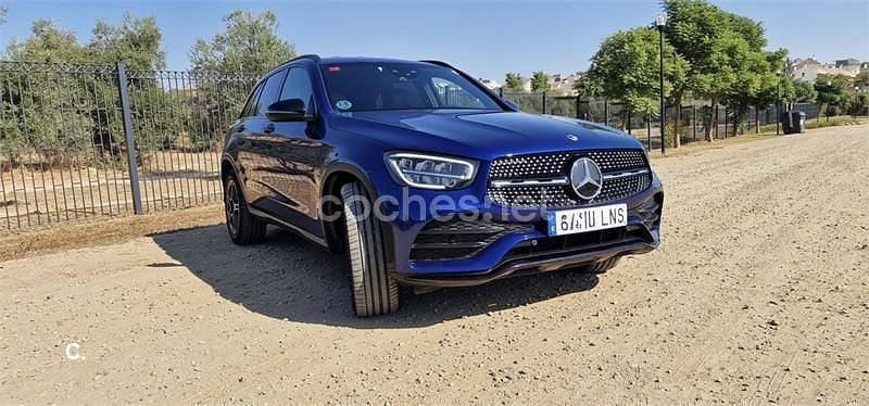 Usado Mercedes GLC220 194 CV (142 kW) 2021 Azul SUV