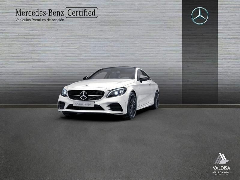 Blanco Usado 2023 Mercedes C220 AMG line Coupe | 48.800 € (Precio justo) - Imagen 1/4