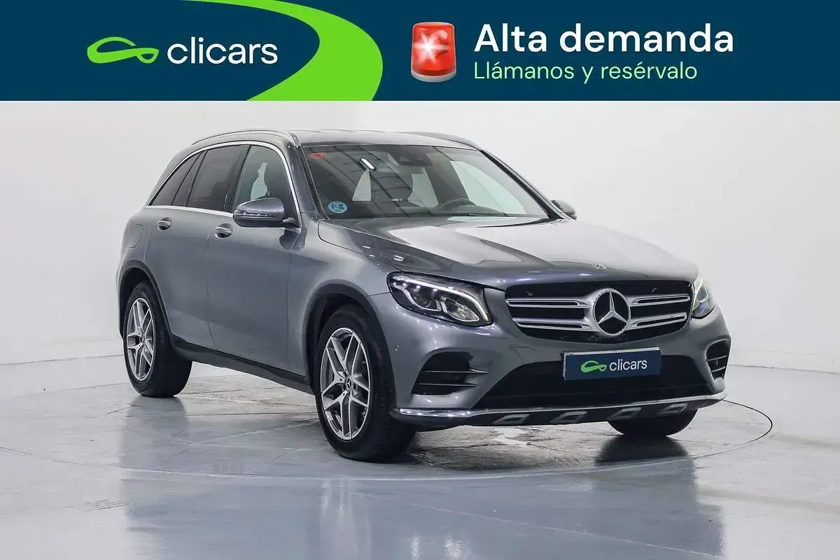 Usado Mercedes GLC220 170 CV (125 kW) 2018 Gris SUV