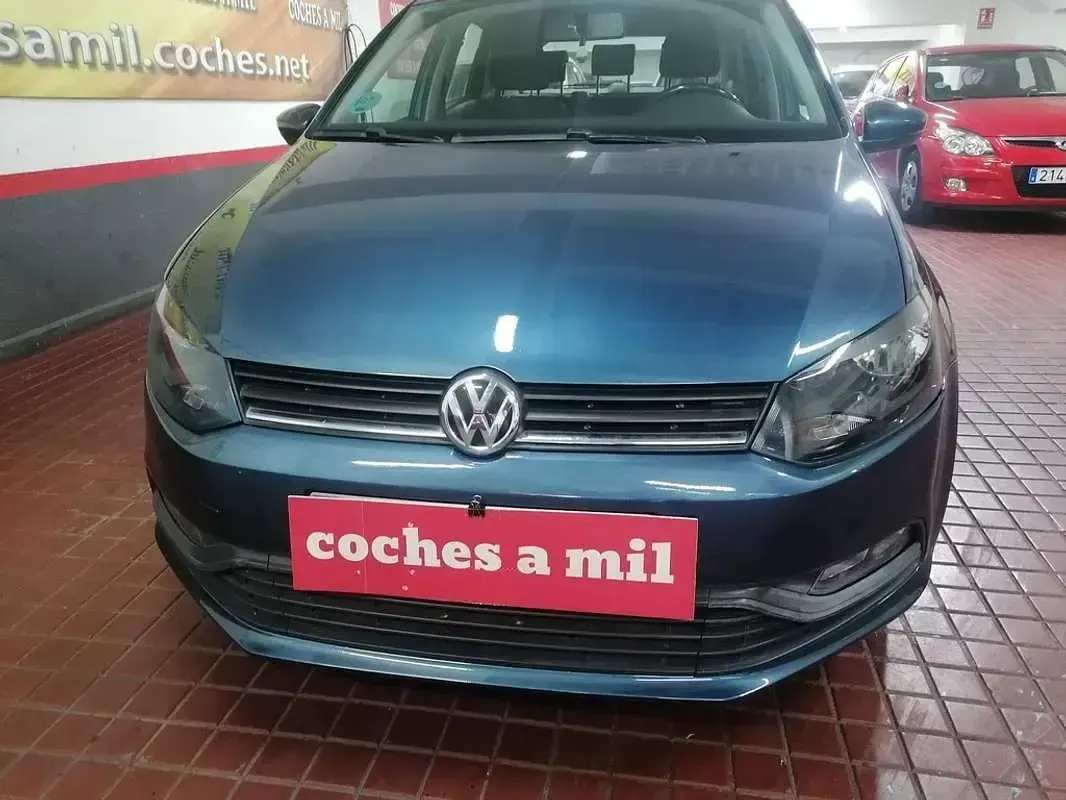 Usado VW Polo 75 CV (55 kW) 2016 Azul Utilitario