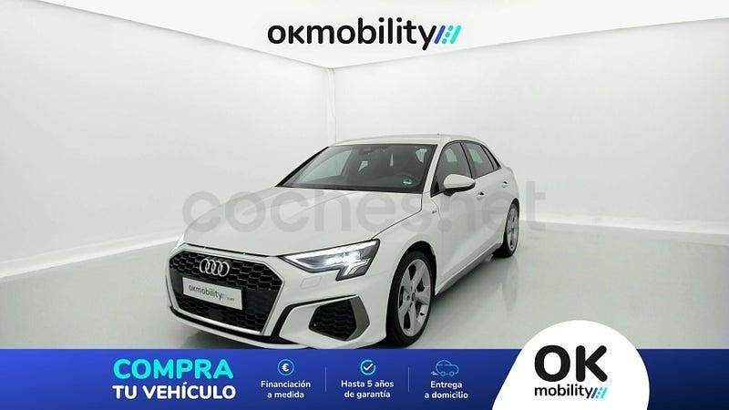 Usado Audi A3 S-Line 150 CV (110 kW) 2023 Blanco Berlina