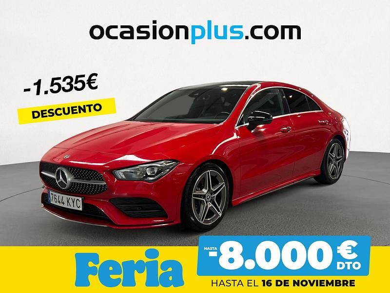 Rojo Usado 2019 Mercedes CLA200 Berlina | 27.890 € (Precio justo) - Imagen 1/4