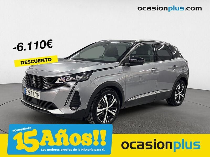 Gris Usado 2022 Peugeot 3008 GT SUV | 27.690 € (Caro) - Imagen 1/4