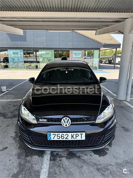 Negro Usado 2015 VW Golf VII GTD Berlina | 15.500 € (Precio justo) - Imagen 1/4