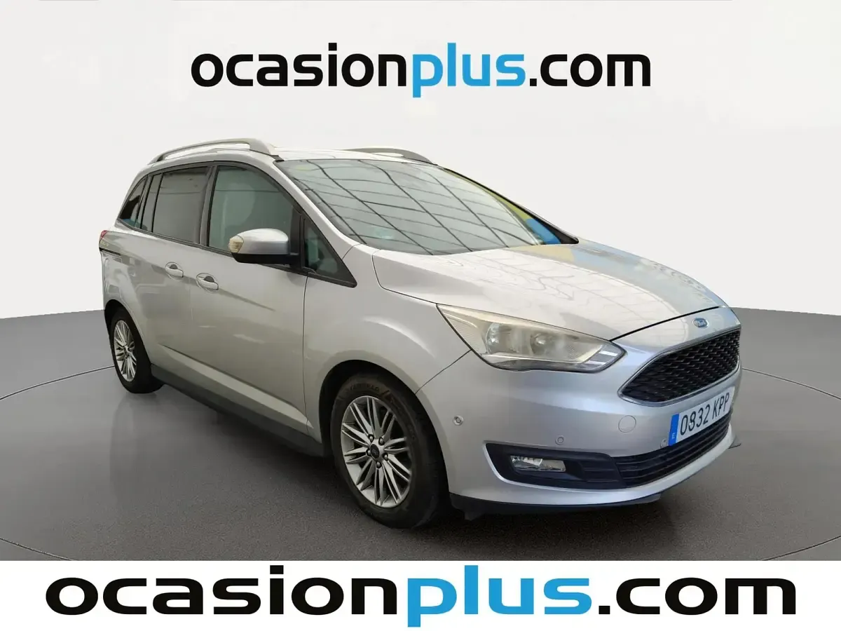 Usado Ford Grand C-Max Trend+ 125 CV (91 kW) 2018 Gris plata Monovolumen