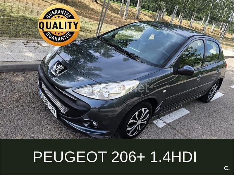 Verde Usado 2012 Peugeot 206+ Utilitario | 4300 € (Precio justo) - Imagen 1/4