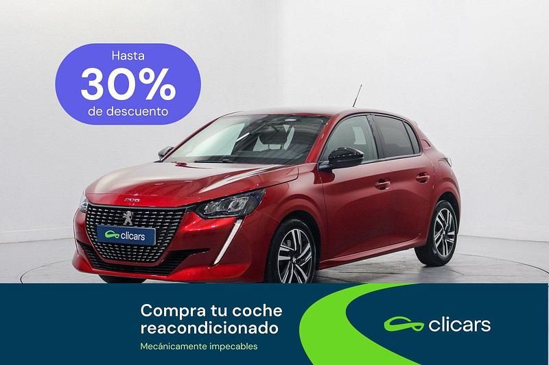 Usado Peugeot 208 Allure 100 CV (73 kW) 2023 Rojo Utilitario