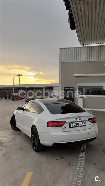 Usado Audi A5 Sportback Sport 143 CV (105 kW) 2013 Blanco Utilitario