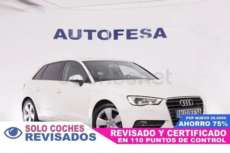 Usado Audi A3 Ambiente 150 CV (110 kW) 2013 Blanco Berlina