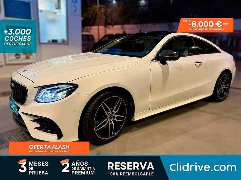 Blanco Usado 2018 Mercedes E220 Coupe | 29.690 € (Buen precio) - Imagen 1/3