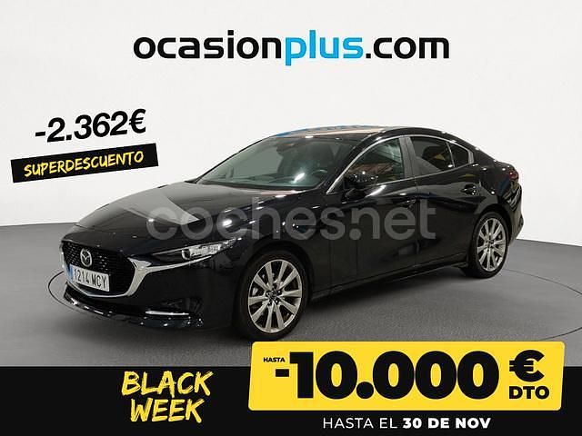 Negro Usado 2022 Mazda 3 Berlina | 25.990 € (Un poco caro) - Imagen 1/4