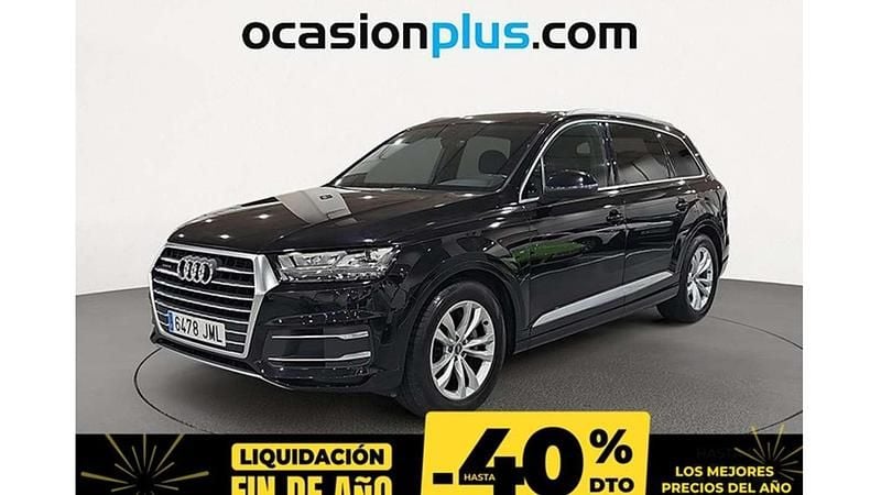 Negro Usado 2016 Audi Q7 Design SUV | 31.650 € (Buen precio) - Imagen 1/4