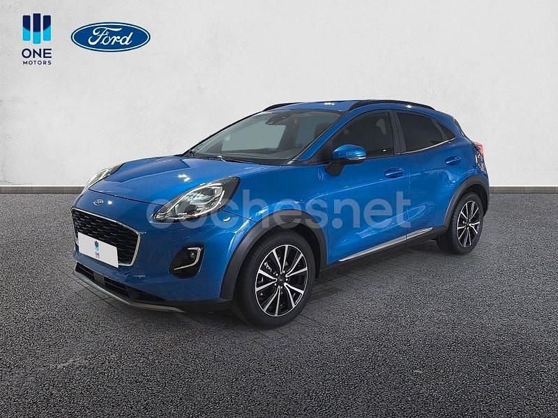 Azul Usado 2021 Ford Puma Titanium SUV | 19.500 € (Precio justo) - Imagen 1/4