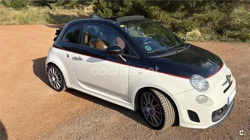Usado Abarth 595C Competizione 160 CV (117 kW) 2012 Blanco Descapotable