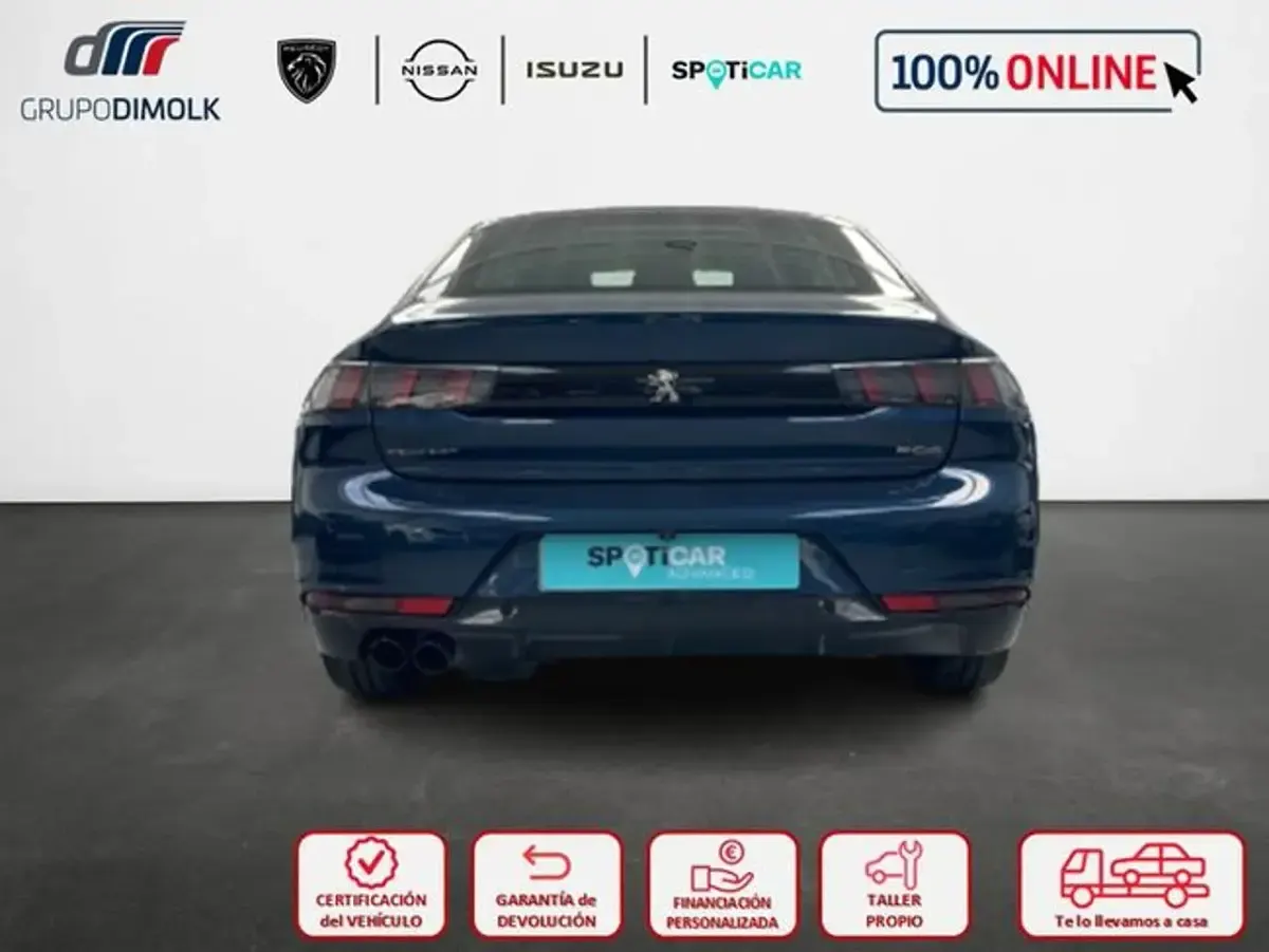 Usado Peugeot 508 Allure 130 CV (95 kW) 2023 Azul Berlina