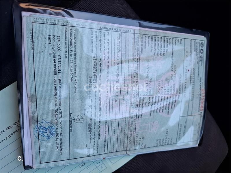 Usado VW Passat Advance 130 CV (95 kW) 2003 Azul Familiar